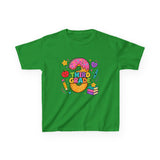 Third Grade Kids T‑Shirt — Cute Donut & School Icons Back-to-School Tee