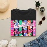 T-Shirt — "Helping Tiny Humans Do Big Things" Colorful Caregiver Tee
