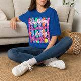 T-Shirt — "Helping Tiny Humans Do Big Things" Colorful Caregiver Tee