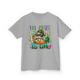 Kids Easter Bunny 'The Hunt Is On' Tee — Colorful Egg Hunt Shirt for Children