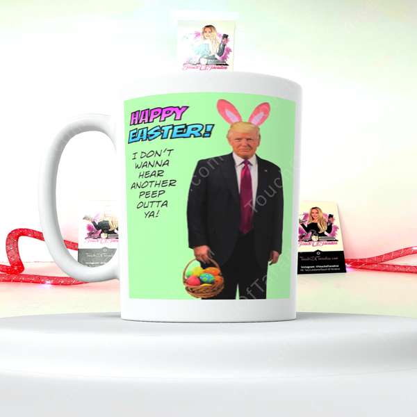 Funny Trump Easter Large 15 Oz Coffee Mug