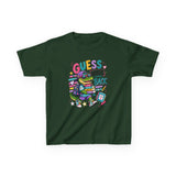 Kids T-Shirt — 'Guess Who's Back' Retro Gamer Dinosaur Graphic Tee