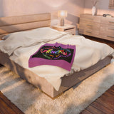 Principal Appreciation Velveteen Plush Blanket – 'Principal' Colorful School Leader Gift