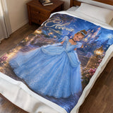 Velveteen Plush Blanket for Princess Olivia