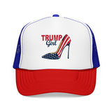 Trump Girl Trucker Hat — Feminine Heel Graphic (Pairs well with Matching Tee)