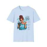 T-Shirt — “I Might Be an Overthinker But…I Overthink so I can Overcome” Red Head Graphic Tee for Overthinkers