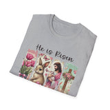 He Is Risen Easter T-Shirt — Beautiful Christian Resurrection Tee
