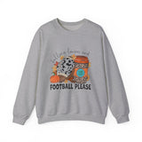 Fall Leaves and Football Crewneck Sweatshirt