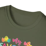 Mommy Shirt — "My Favorite Peeps Call Me Mommy" Easter Animal Print Tee