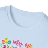 Mommy Shirt — "My Favorite Peeps Call Me Mommy" Easter Animal Print Tee