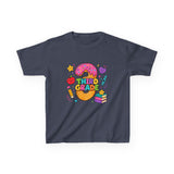 Third Grade Kids T‑Shirt — Cute Donut & School Icons Back-to-School Tee