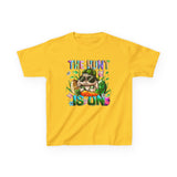 Kids Easter Bunny 'The Hunt Is On' Tee — Colorful Egg Hunt Shirt for Children