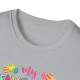 Mommy Shirt — "My Favorite Peeps Call Me Mommy" Easter Animal Print Tee