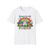 Bunny's Favorite Teacher T-Shirt — Colorful Easter Tee for Educators