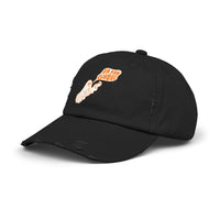 Funny "Va Fan Ghoul" Unisex Distressed Cap