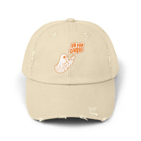 Funny "Va Fan Ghoul" Unisex Distressed Cap