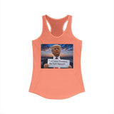 Women's Racerback Tank — "I Am Your President, Go F*** Yourself" Political Tank