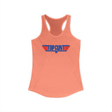 Top Cunt Women's Racerback Tank — Funny Summer Graphic Tank Top