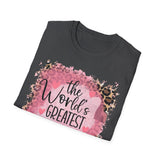 World's Greatest Mom Animal Print T-Shirt