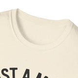 'Just a Mom Out Here Trying Not to Raise Assholes' T-Shirt — Funny Mom Tee