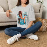 T-Shirt — “I Might Be an Overthinker But…I Overthink so I can Overcome” Red Head Graphic Tee for Overthinkers