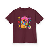 Second Grade Kids T‑Shirt – Cute Donut & School Icons Back-to-School Tee
