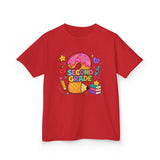 Second Grade Kids T‑Shirt – Cute Donut & School Icons Back-to-School Tee