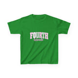 Fourth Grade Kids T-Shirt – Pastel Pink & Green "Fourth Grade" Back-to-School Tee