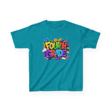 Fourth Grade Kids T‑Shirt — Colorful Back-to-School Tee