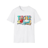 Teacher Squad T-Shirt — Colorful School Apple & Pencil Design for Educators