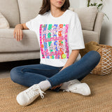 T-Shirt — "Helping Tiny Humans Do Big Things" Colorful Caregiver Tee