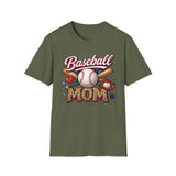 Baseball Mom T-Shirt — Cool Animal Print Design