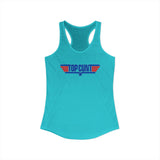 Top Cunt Women's Racerback Tank — Funny Summer Graphic Tank Top