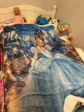 Velveteen Plush Blanket for Princess Olivia