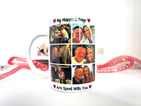Personalized double sided photo and Text Large Coffee Mug
