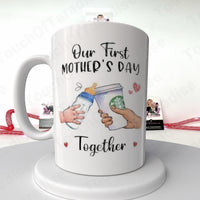 White mug with First Mother’s Day design