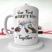 White mug with First Mother’s Day design