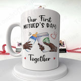 White mug with First Mother’s Day design