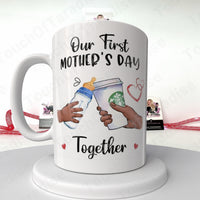 White mug with First Mother’s Day design