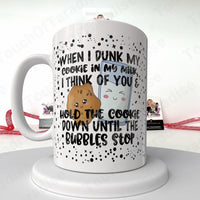 White Ceramic Mug with Fun Design
