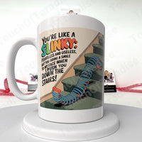 Slinky White Ceramic Mug