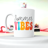 Summer Vibes 15 Ounce Ceramic Coffee Mug