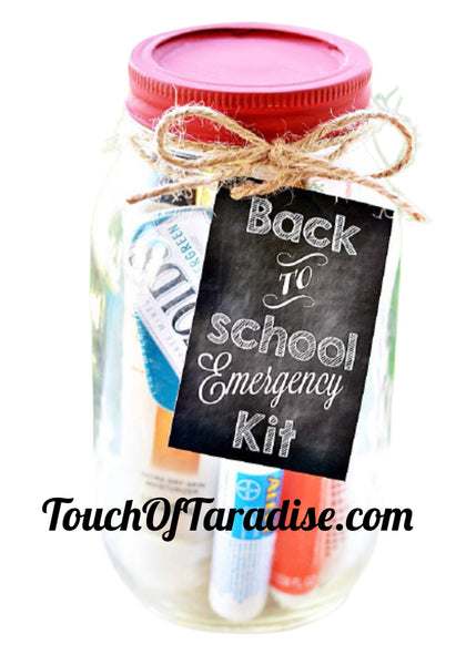 Back To School Teacher Survival Kit With Gift Tag