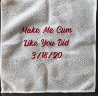 After Sex Clean Up Towel