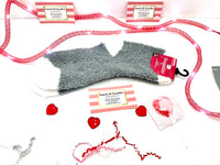 Valentine’s Warm Fuzzy Socks With Gift Tag