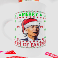 Biden Confused Christmas Mug