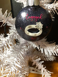 Glitter 3D Ornaments ~ “Marry Me” “She Said Yes” “He asked”