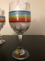 Pride Wine Glasses with Wine Charms