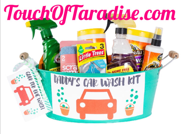 Father’s Day Car Wash Gift Basket