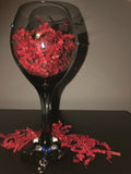 Musician’s Wine Glass with Musical Wine Charms